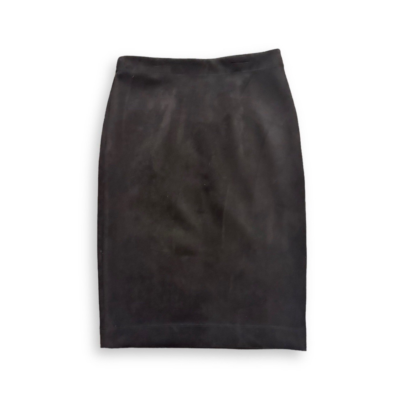 Philosophy - Faux Suede Black Pull-On Pencil Skirt - XS - NWOT