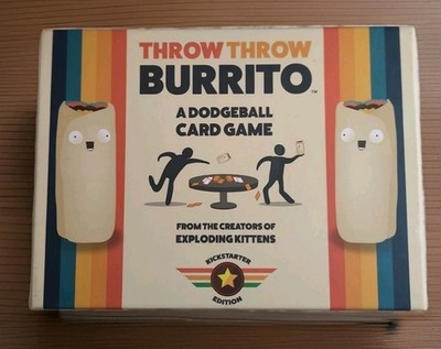 Official Throw Throw Burrito Kickstarter Edition Dodgeball Game Complete Set