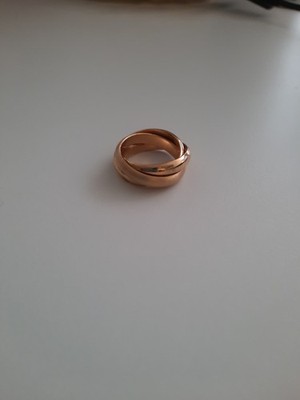 Ring aus Messing von Elli, Gr. 18, Farbe - gold, neu