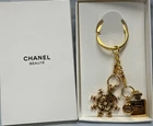 Gold Key Chain  Limited Chanel