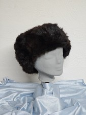 Winter-Sale!! Echt Pelz Mütze mit Ohrenklappen, Uschanka, Schapka, Gr. 59/60