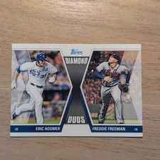2011 Topps Update Diamond Duos DD-25 Eric Hosmer Freddie Freeman Royals Braves