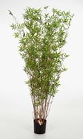 Artplants Deko Bambus Busch Daya, 960 Kleine BläTter, 100Cm