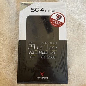 Voice Caddie SC4 PRO Golf Launch Monitor 3D Driving Range Simulator NEW SEE PICS