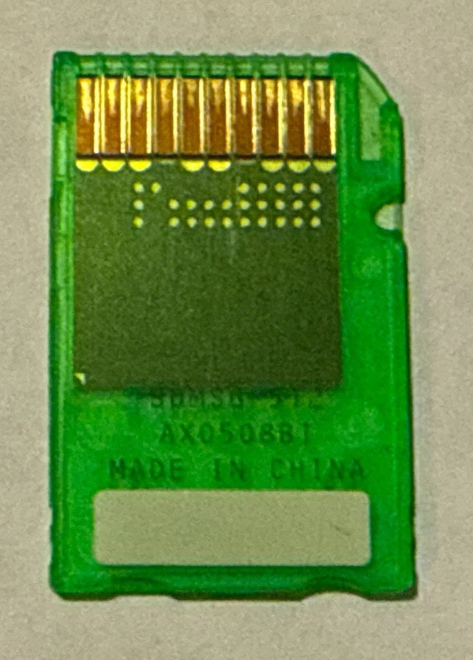 SanDisk Memory Stick Pro Duo 512MB Translucent Green MagicGate - Image 2 of 2