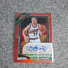 NBA 2021-22 Panini Prizm National Pride Red Signature #DLS Detlef Schrempf