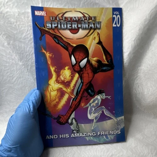 Marvel Comics Ultimate Spider-Man Vol 20 And His Amazing Friends TPB Bendis Imm…