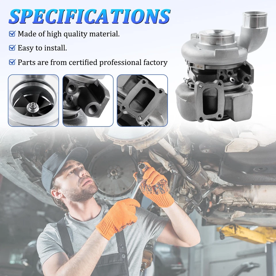 Turbo Charger For 2007-2010 Dodge Ram & 2011-2012 Ram 2500-5500 L6 6.7L 68003401 Foto 2 de 4