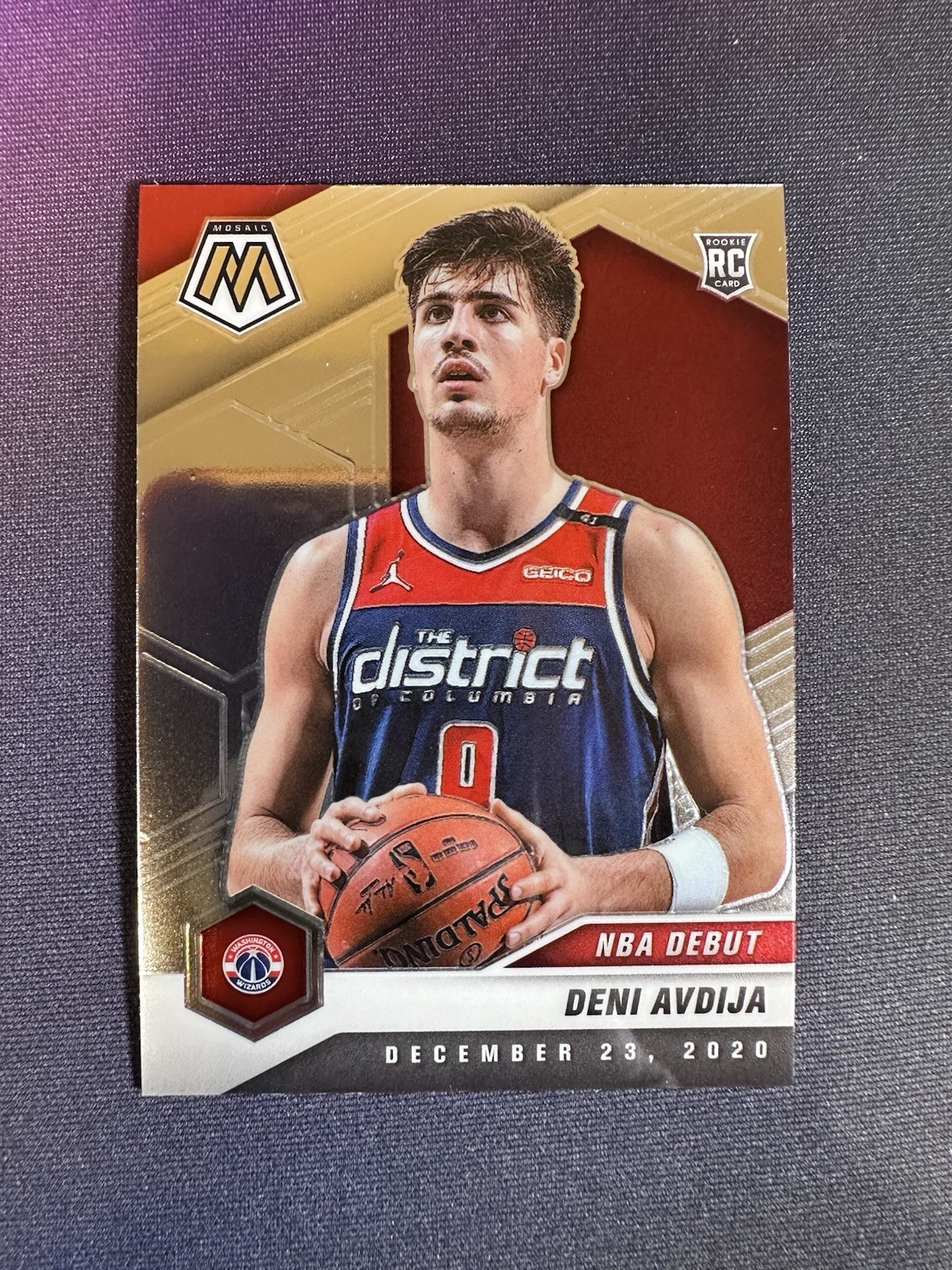 2020-21 Panini Mosaic Deni Avdija RC Washington Wizards #272