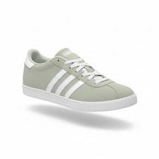 ADIDAS Women's Courtset Ortholite Float Mint Green Suede Retro Sneakers - Sz 7.5
