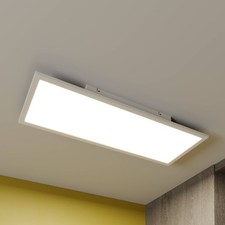 Lindby LED Deckenleuchte (LED Panel) 'Luay' dimmbar mit Leselampe (Modern) in We