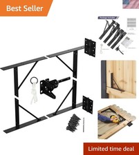 Anti Sag Gate Kit Heavy Duty No Sag Kit for Wooden Gate Fence with a Gate Latch