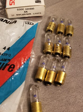 Sylvania No. 44 Miniature Bulbs Code 334590 - Box of 10