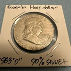 1963 D FRANKLIN HALF DOLLAR (50Ç) 90% SILVER