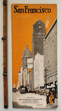 1921 San Francisco Convention & Tourist League Travel Guide - brochure