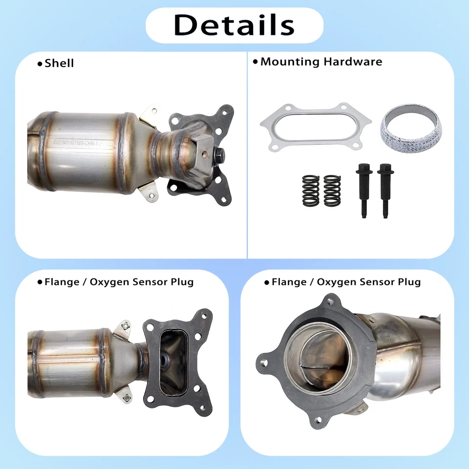 Catalytic Converter for 2008-2012 Honda Accord 2009-2013 2014 Acura TSX 2.4L - Image 2 of 4