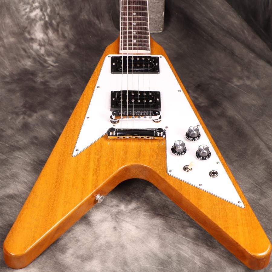 Gibson USA 70s Flying V Antique Natural with hard case electric