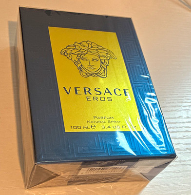 Versace Eros Parfum Natural Spray, Regular Size 3.4 fl oz (100 mL)