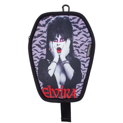 Elvira Bats Coffin Clip Pouch Kreepsville 666