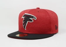 New Era 59Fifty NFL Cap Atlanta Falcons Sideline Fitted Hat - Red/Black