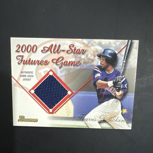 Bowman 2001 Travis Dawkins Game-Used Jersey Relic 2000 Futures Game