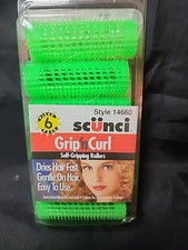 SCUNCI GRIP'N CURL SELF-GRIPPING HAIR ROLLERS 6 PACK 1" - 2.5" FF