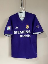 Real Madrid 2001/02 Third Football Shirt Adidas Vintage Soccer Jersey Size M