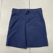 Cat  Jack Navy Blue 6 Inch Casual Solid Pocketed Kids Dress Shorts Boy's Size 7