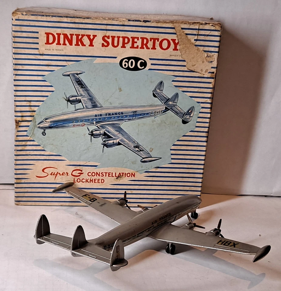 2415. DINKY SUPERTOYS FRANCE 60C LOCKHEED SUPER G CONSTELLATION  MB - Immagine 3 di 4