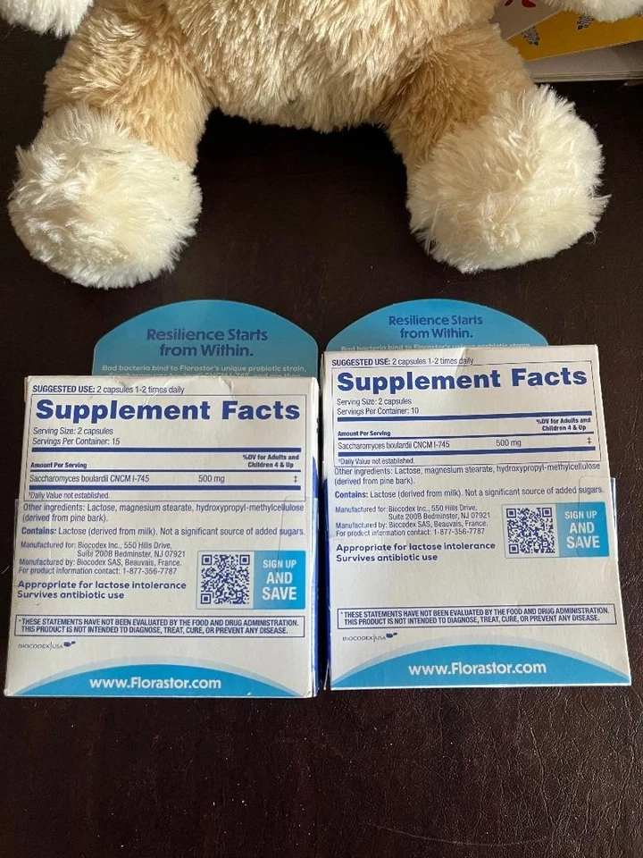 Florastor Suplemento Probiótico Doble Acción (30+20) Cápsulas Vegetarianas EX04/2027 Foto 2 de 3