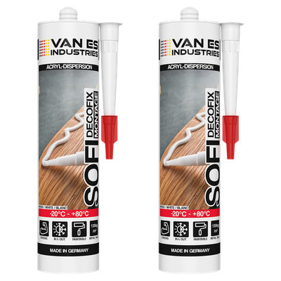 2x PROFI Montagekleber extra stark 310ml Baukleber Styropor weiß Kartusche