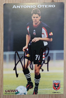   Antonio Otero D.C. United 1999 Autogrammkarte   