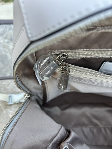 BOSTANTEN Zaino in pelle ostrica bianco per laptop borsa da donna college casual - Foto 11 di 22