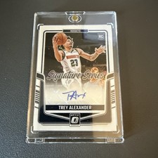 24-25 Donruss Optic Trey Alexander Signature Series Rookie Auto #SS-ALX Nuggets