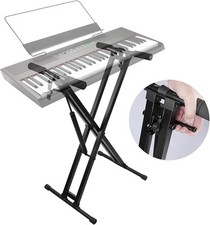 GUITTO Keyboard Piano Stand Gas Spring One-button Easy and Smooth Black