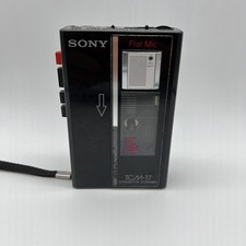 Sony TCM-17 Cassette-Corder Walkman Vtg - Reconditioned - New Belt