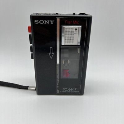 Sony TCM-17 Cassette-Corder Walkman Vtg - Reconditioned - New Belt