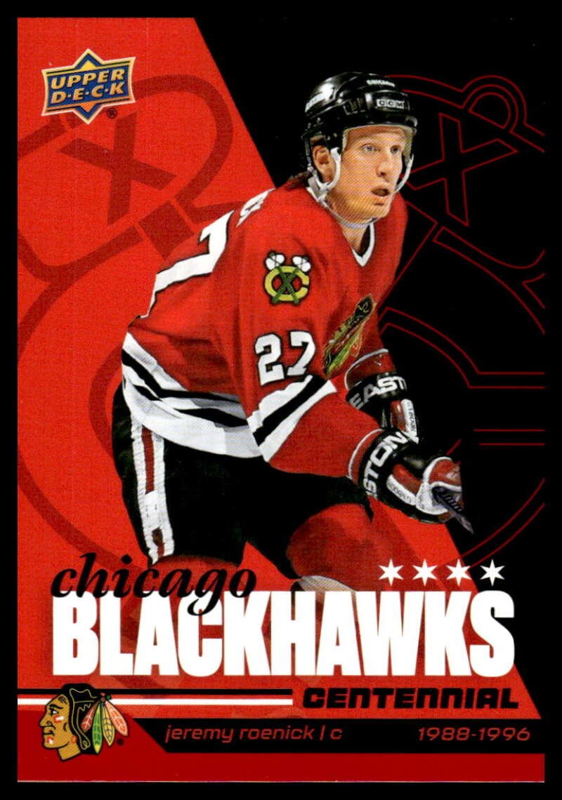 Jeremy Roenick #86 2025-26 Upper Deck Chicago Blackhawks Centennial Hockey Box