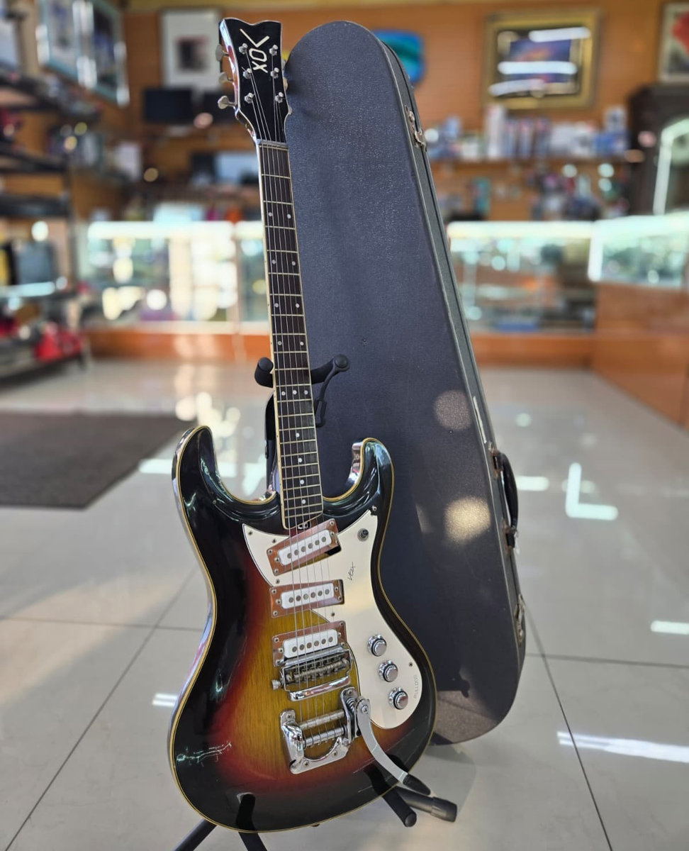 Vintage 1966 VOX Bulldog Electric Guitar Sunburst - Only Made for