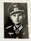 FRITZ BIRNBAUM Signed Photo Knight's Cross Germany WW2 Luftwaffe Panzer Badge