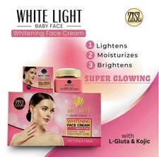 Baby Face Whitening Face Cream With L-Gluta & Kojic.  Strong Skin Treatment Care