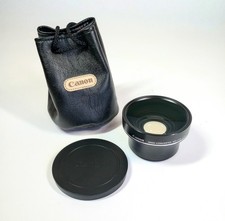 Canon WD-H58 0.7x Wide Converter Lens 58mm Very Clean w/ Pouch Front Cap