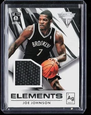 Joe Johnson 2013-14 Panini Titanium #11 Elements Game-Worn Patch