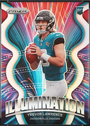 2021 Panini Prizm Trevor Lawrence RC Premier Neon Green Pulsar