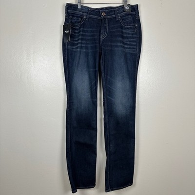 Silver Jeans Co. Women's 34 Suki Slim Boot Indigo Curvy Mid Rise NEW