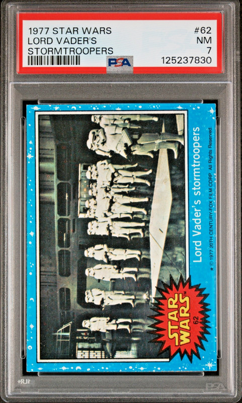 1977 Topps Star Wars #62 Lord Vader's Stormtroopers PSA 7 NM Near Mint