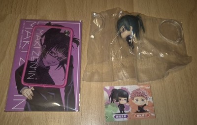 Maki Zenin Jujutsu Kaisen Jjk Gashapon Mini Figur & Keychain Schlüsselanhänger