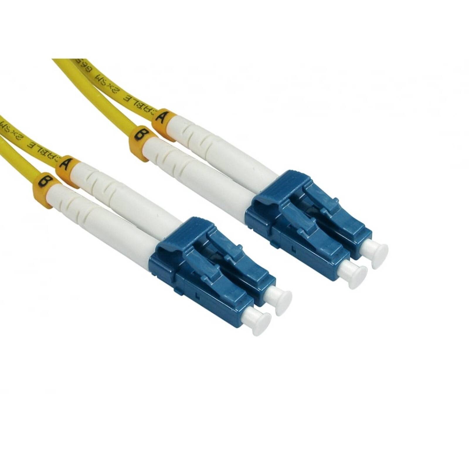 OS2 Fibre Optic Cable LC - LC (Single Mode) Yellow - 3 Metres