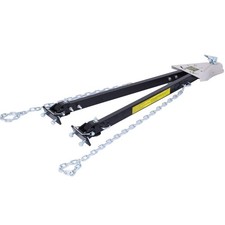 Trailer Heavy Duty Tow Bar 5000 Lbs Capacity 2 Inch Coupler Flat Towing Car