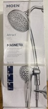 Moen 28586 Attract Magnetix 6-Spray DUAL 7" Shower Head and Handshower - Chrome